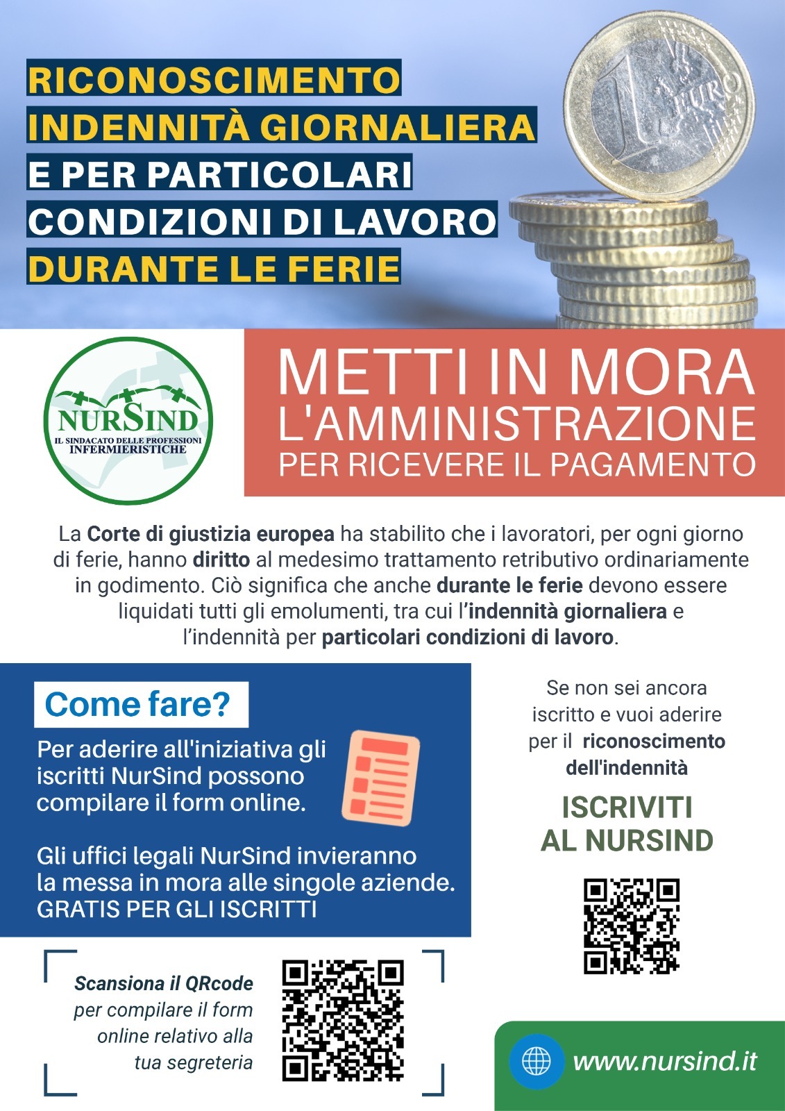 Riconoscimento Indennità ferie